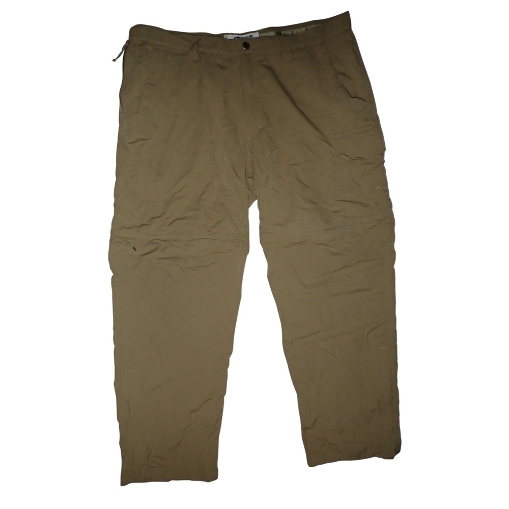 Mountain Khakis Men's Convertible Cargo Pants Relaxed Fit Khaki Tan 40 x 32